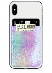 Iridescent Leather Phone Pocket | iDecoz
