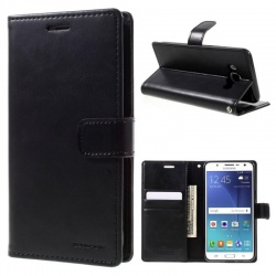 Samsung Galaxy J5(2016) Bluemoon Wallet Case Black