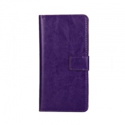 Samsung Galaxy A5(2015) PU Leather Wallet Case Purple