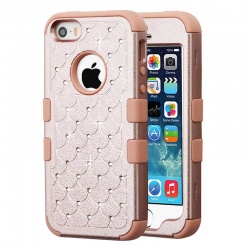 iPhone SE/5S/5 MyBat Rose Gold FullStar TUFF Hybrid Protector Cover