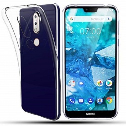 Nokia 7.1 Silicon Clear TPU Case