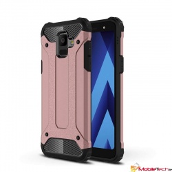 Samsung Galaxy A6(2018) Dual Layer Shock-absorbing Protective Cover RoseGold