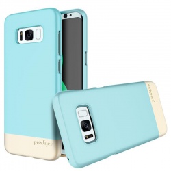 Samsung Galaxy S8 Plus  Prodigee Accent Series Aqua/Gold