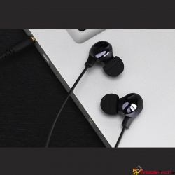 ​USAMS  Color Beans Plating In-ear Earphone -- Ewave series - Black