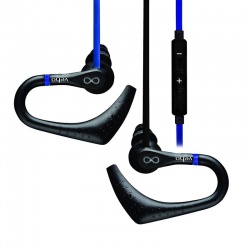 Veho Water Resistant Sports Earphones Zs-3 Water Resistant Sports Earphones, Blue/Black