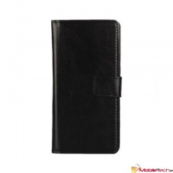 Vodafone Smart X9 PU Leather Wallet Case  Black