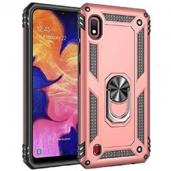 Samsung Galaxy A10 Ring Armor Cover Rosegold
