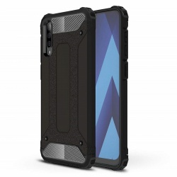 Samsung Galaxy A70 Case - Black Luxury Armor