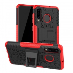 Samsung Galaxy A70 Case - Red Tyre Defender