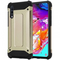 Samsung Galaxy A70 Case - Gold Luxury Armor