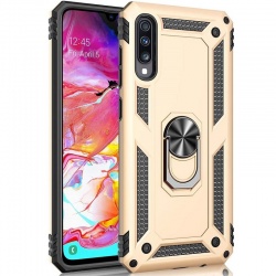 Samsung Galaxy J6 2018 Ring Armour Shockproof Case| Gold