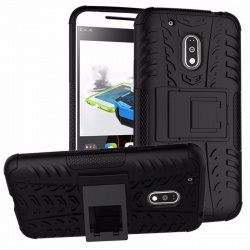 Motorola G4 Plus Tyre Defender Cover Black