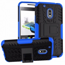 Motorola G4 Plus Tyre Defender Cover Blue