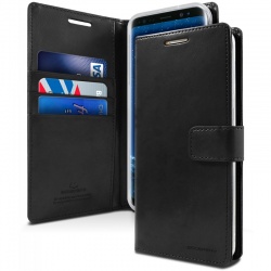 Samsung Galaxy S9 Plus Goospery Bluemoon Diary Case Black