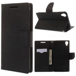 HTC 825 Goospery Fancy Diary Case Black