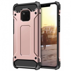 Huawei Mate 20 Pro Dual Layer Hybrid Soft TPU Shock-absorbing Protective Cover RoseGold