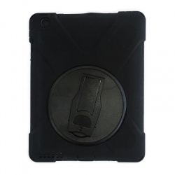 iPad 2/3/4  Three Layer Heavy Duty Shockproof Protective with Kickstand Bumper Case Black