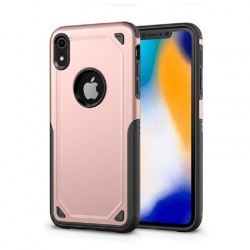 Apple iPhone XR Protective Hybrid Shockproof Case| RoseGold