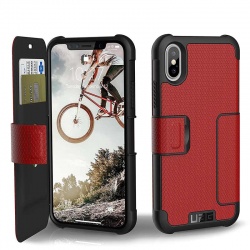 iPhone X UAG Metropolis Feather-Light Case Magma