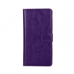 Nokia 5 PU Leather Wallet Case Purple