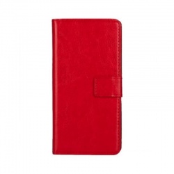 Nokia 5 PU Leather Wallet Case Red