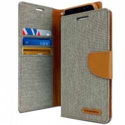 Samsung Galaxy Note 8 Canvas Wallet Case  Grey