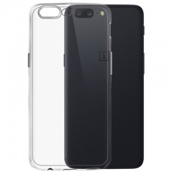 OnePlus 5 Anti Knock Silicon Cover Clear