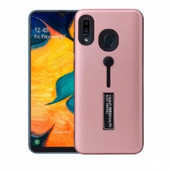 Huawei P30 Lite Case - Kickstand Shockproof Cover Rosegold