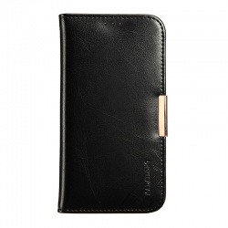 Samsung Galaxy S8 Genuine Leather Wallet Case Black