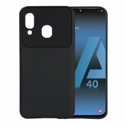 Samsung Galaxy A40 Silicon Black TPU Case