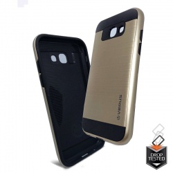 Samsung Galaxy A3(2017)  Shockproof Dual Layered Back Case Gold