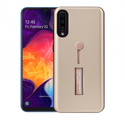 Samsung Galaxy A50 Kickstand Shockproof Cover Gold