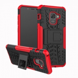 Samsung Galaxy A8(2018) Tyre Defender Red