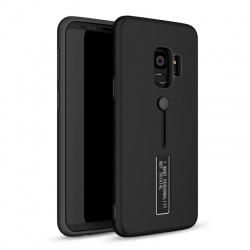 Samsung Galaxy J6 Plus (2018) Kickstand Shockproof Cover Black