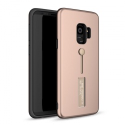 Samsung Galaxy J6 Plus (2018) Kickstand Shockproof Cover RoseGold