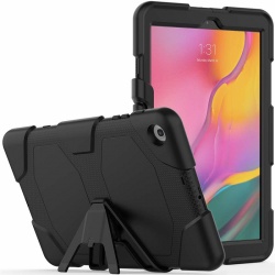 Samsung Galaxy Tab A Case 10.1(2019) SM-T510 Shockproof Cover With Kickstand | Black