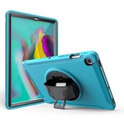iPad Air/ iPad Air2 / iPad Pro 9.7 Shockproof Cover With Strap Holder| Light Blue