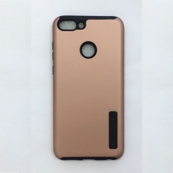 Huawei P Smart  Shockproof Dual Layered Back Case RoseGold