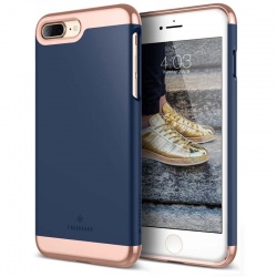 iPhone 7/8 Plus Caseology Savoy Series Case- Navy Blue