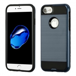 iPhone 7 / iPhone 8 Case ASMYNA Brushed Hybrid Protector- InkBlue