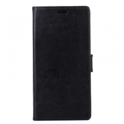 Vodafone Smart N8 PU Leather Wallet Case  Black