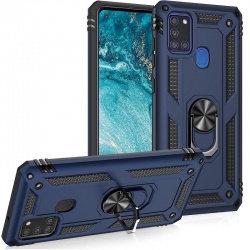 Oppo A15 Case - Blue Ring Armor