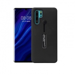 Huawei P30 Pro Case - Kickstand Shockproof Cover Black
