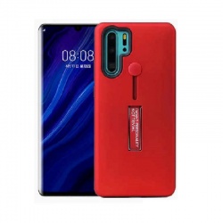 Huawei P30 Pro Case - Kickstand Shockproof Cover Red