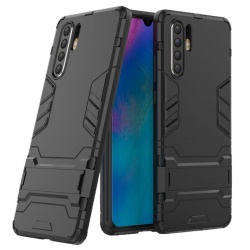 Huawei P30 Pro Hybrid Case With Kickstand Black