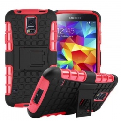 Samsung Galaxy S5 Tyre Defender Cover Red
