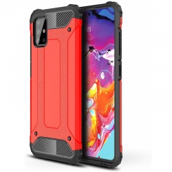 Samsung Galaxy A71 Case - Orange Luxury Armor