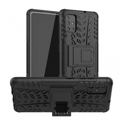 Samsung Galaxy A51 Case - Black Tyre Defender